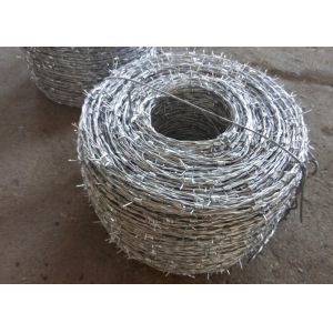 Barbed Wire Galvanized Double Twisted In Positive And Negative Anti-Theft Barbed