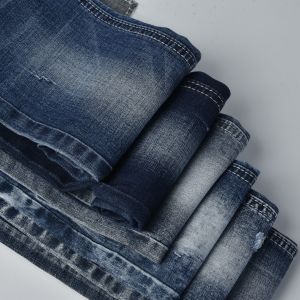 Shrink-resisitant COTTON POLYESTER SPANDEX DENIM FABRIC JSD3314