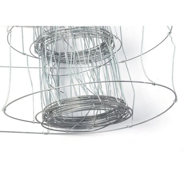 8Ft Tall Square Galvanized Fixed Knot Wire Mesh Farm Fence For Cattle Sturdy