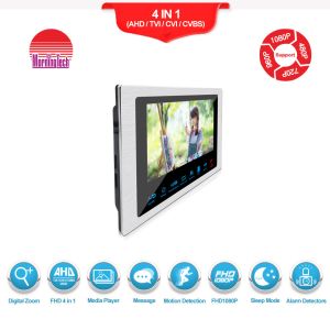 Big screen video door phone door bell camera video intercom with sensor button
