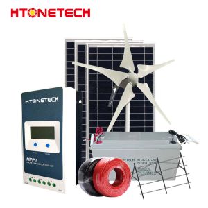 Mono B Grade Grid Connected Solar System With Horizontal Axis Wind Turbine