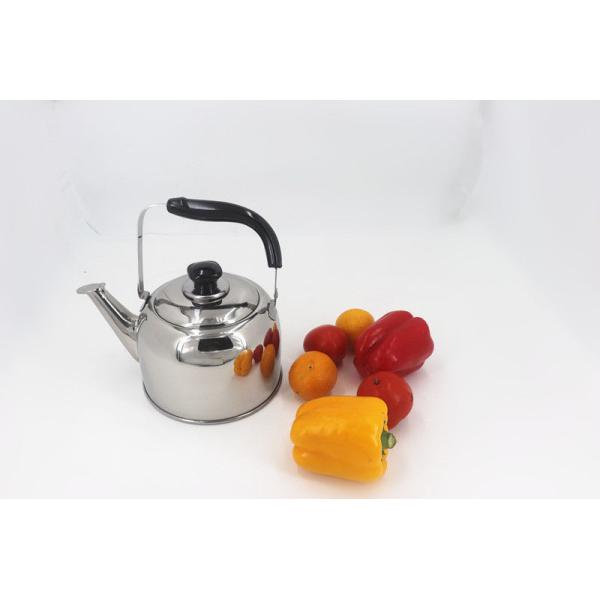 Quality 3.0L - 7L Stainless Steel Whistling Kettle Silver Color With Mirror Polishing wholesale