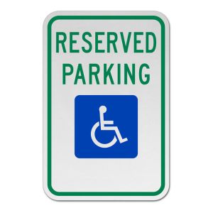 Directional Arrow Custom Reflective Sign Parking Lot Symbol Weatherproof