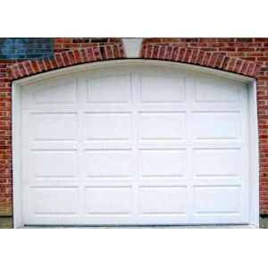 Red Aluminium Alloy Garage Sectional Door With Vault