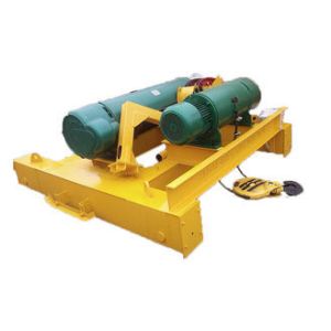 China 0.25-500t Electric Wire Rope Hoist Trolley For Double Beam Heavy Duty Crane on sale