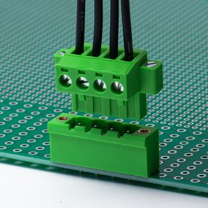 5.08mm Pitch PCB Plug-in Screw Terminal Blocks Plug Right Angle Pin Header with