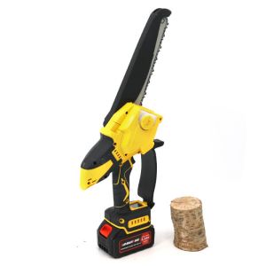 8inch Mini Electric DIY Grade Chainsaw Household Handheld Lithium Woodworking
