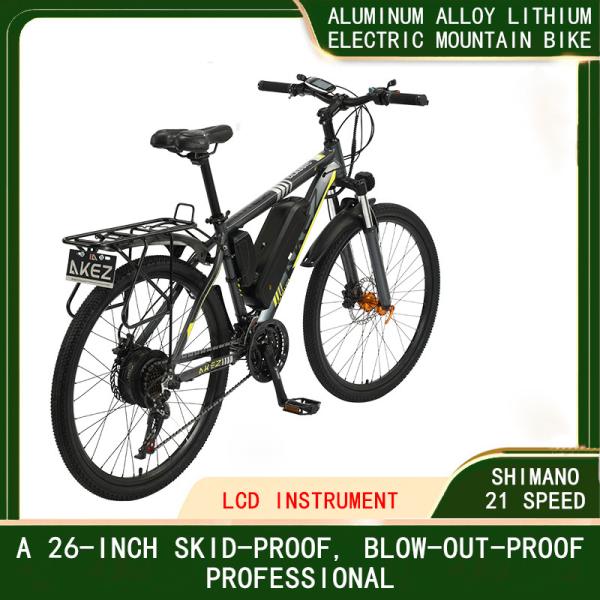 Soft Tail Frame 30-50Km/H 40Km/H Lithium Battery Electric Bicycle With Led