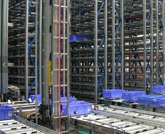 Robot Welding ASRS Warehouse System , Radio Shuttle Racking With Laser