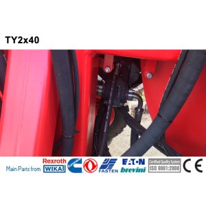 Max Tension 2x40kN Tension Machine Stringing Machine For Cable Pulling