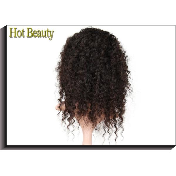 Quality Ture To Length Hair Full Lace Wig Kinky Curl Middle & Free Part Customize wholesale