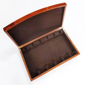High Glossy Red Wine Bottle Storage Box Champagne Presentation Box With Logo