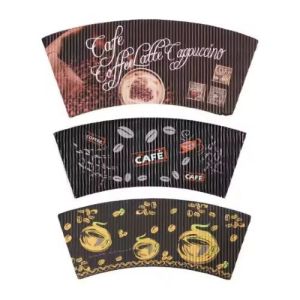 FSC 4oz 6oz 8oz Various Colors Disposable Single Wall Blanks Paper Cup Fan