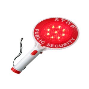 Rechagreable PE Plastic Public Security Stop Flashing LED Light