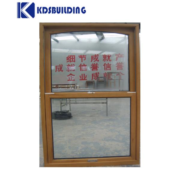 KDSBuilding Best America Style Waterproof Soundproof Wooden Sash Wood Double Hung Windows