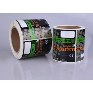 Print high quality heat-resistant self adhesive plastic electronics label