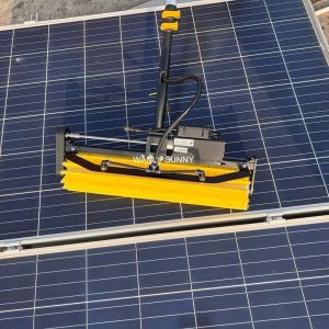 Section Number 3-8 Panel Module Cleaning Washing Brush Robot Machine for Solar