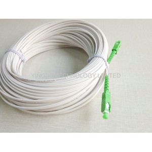 FTTH Fiber Optic Patchcord 1 Core SC / APC - SC / APCSM 657A Simplex 40M FRP
