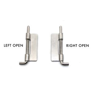 304 Stainless Steel Spring Loaded Latches Lock Hinge Security Bolt Barrel