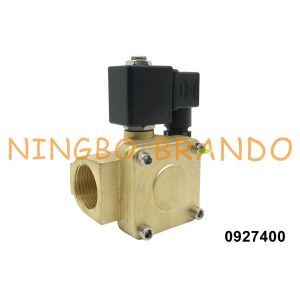 China 0927400 1'' Normally Closed Brass Solenoid Valve For Water Air Gas 24V 110V 220V on sale