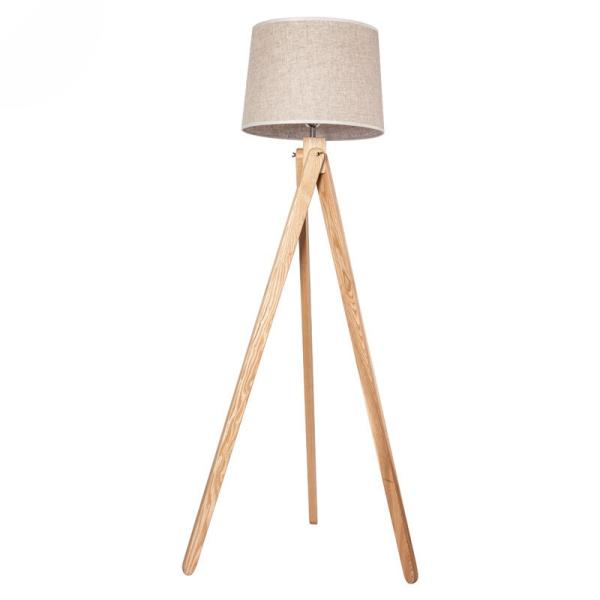Home Lighting Fabric Lamp Shade Wooden Standing chinese floor lamp(WH-WFL-11)