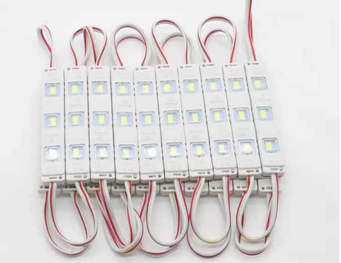 SMD2835 IP67 RGB LED Light Module 1.5W 150LM 12V DC Input Full Color Light Source