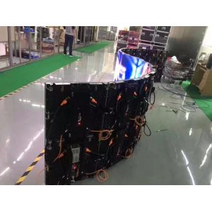 P3mm Flexible Curved LED Display IP65 Waterproof 3840Hz High Refresh Rate
