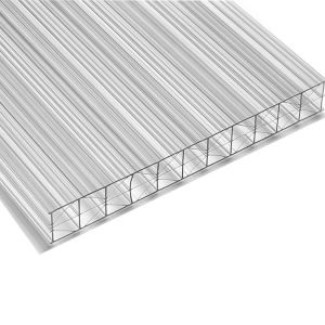 Flame Retardant Polycarbonate Sheet Multiwall 30mm X Structure For Wall Panel