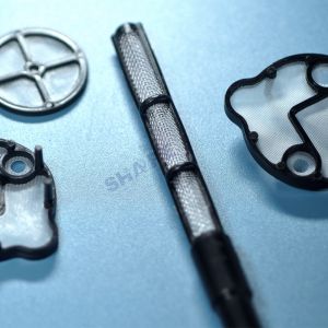 Customized Filter Sieve Plastic Fabric Nylon PA6 Mesh Insert Moulded With PP