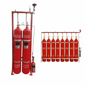 Actuation Automatic Or Manual Start Inert Gas Fire Suppression System High