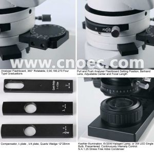 Infinity Binocular / Trinocular 40x - 400x Polarized Light Microscope with