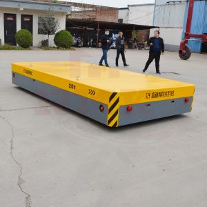 20 Tons Mold Transfer Car For Workshop , Heavy Duty Material Handling Trolley