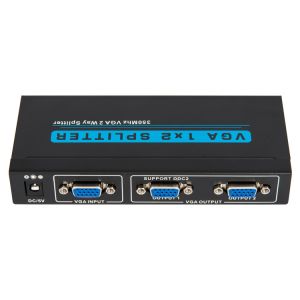 1x2 2560x1440 350MHz VGA Signal Splitter