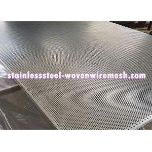 China Stainless Steel Perforated Metal Sheet Round Hole High Temperature Oxidation Resistance on sale