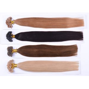 Micro Tip ,I Tip , U Tip And Clip In Pre Bonded Hair Extensions Full Head Human