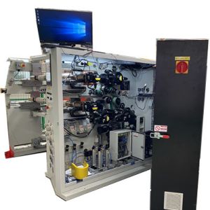 50um Roll 500mm Film Auto Slitting Machine Servo Motor Driven