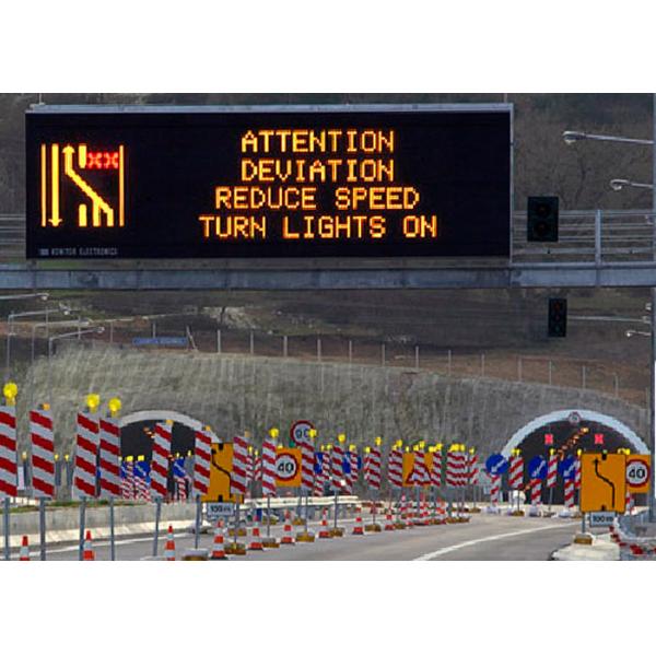 Full Color Dynamic Message Signs Maximum Brightness 15000nits Environment Friendly