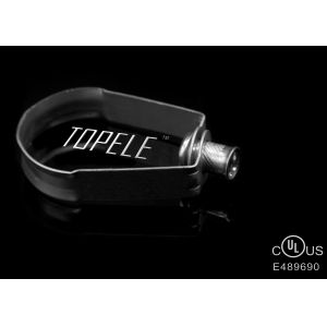 UL Certification Steel Pipe Clamps Adjustable , Galvanized Swivel Bnad Hanger