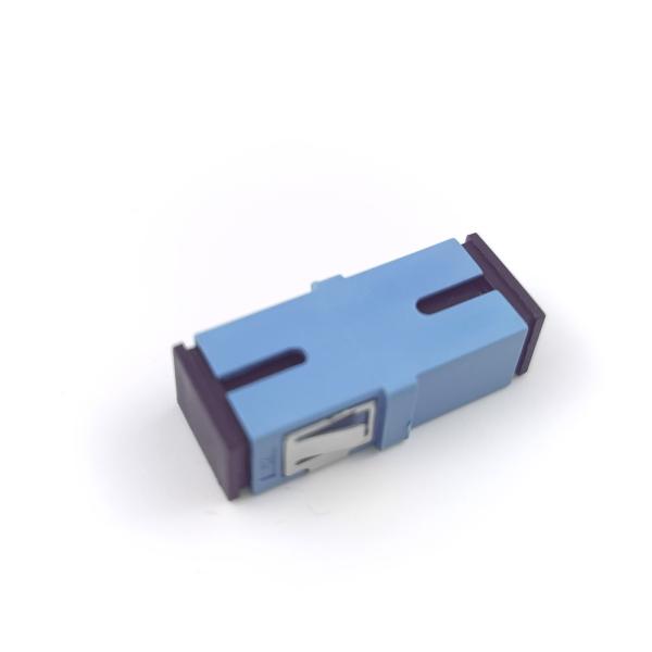 Quality 1 Port PBT Material Earless Dustproof Simplex Coupler SC Optic Fiber Adapter with UPC wholesale