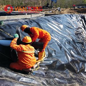 Waterproof HDPE Geomembrane Dam Pond Liner 0.5mm-2mm Thickness Standard GB/ASTM