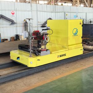 Automated Rail Transfer Carts Apply Railway Field Electric Rail Transfer Trolley