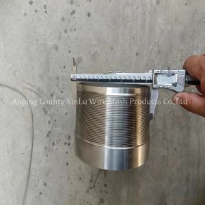 Customizable 4" 6" 8" 10" 12" Wedge Wire Water Well Screen Pipe For Continuous