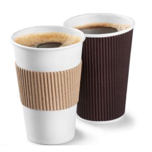 new type ripple wall paper coffee cups with lids, ripple wall paper cups making