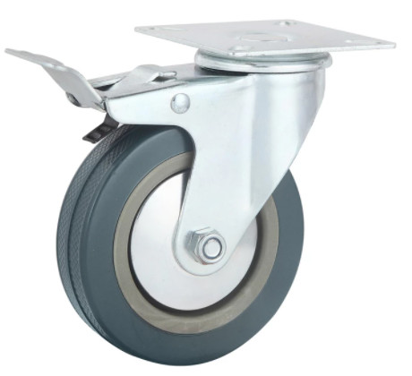 Quality Locking Swivel Casters Insitutional Apparatus Castor Furniture Wheels 3in wholesale