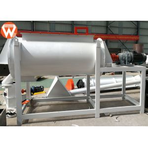 Mixer 500kg/Batch Floating Fish Feed Plant 1T/H Pneumatic Conveying Aquarium