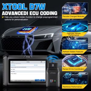 XTOOL D7W BT D7BT Bluetooth Automotive Scanner All System Car Diagnostic Tool