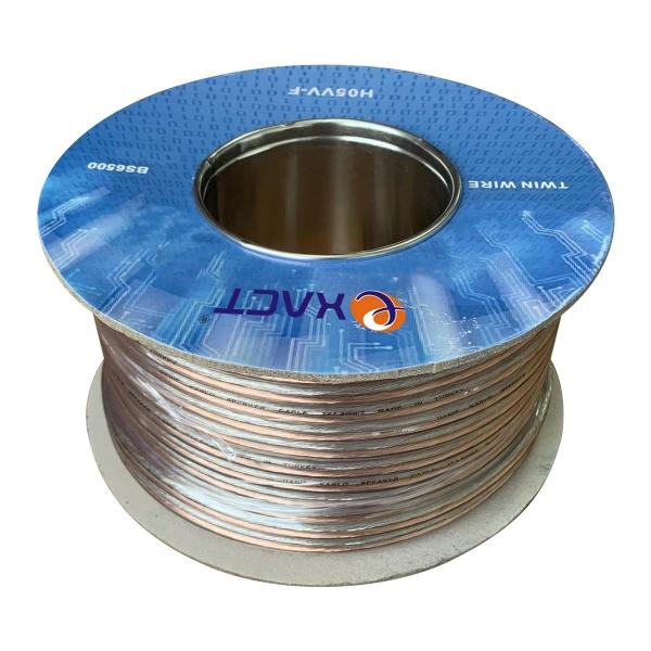 Quality 2x2.0 Red Black BC Speaker Cable Bare Copper Wire For Audio Communication wholesale