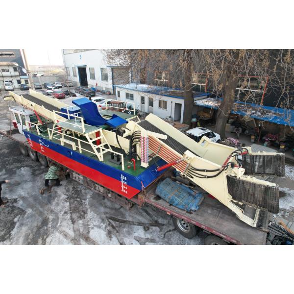 600mm Hydraulic Aquatic Weed Harvesting Machine Powered By Diesel Engine For