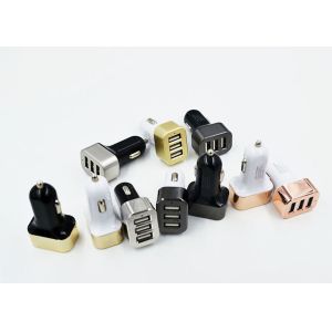 Smart IC Car Accessories Mobile Charger , 5.1A Output Vehicle Phone Charger