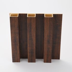 Nano PVC Wood Effect Indoor Fluted Wall Panel for Moisture-Proof Interior